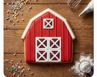 Barn house Cookie Cutter – 3D Printable STL Files - 7 Sizes (Digital Download)