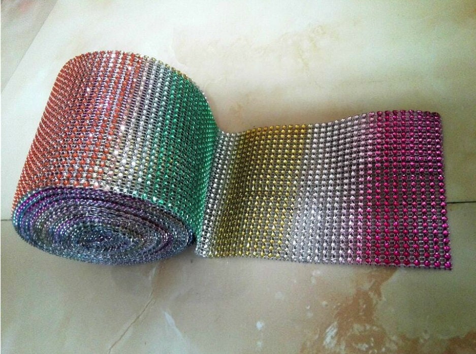 Sparkle Rhinestone Ribbon Wrap: DIY Wedding & Party Decor - Etsy