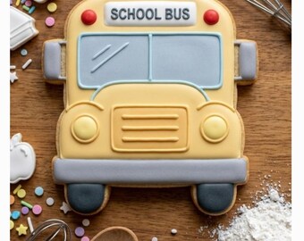 School Bus Cookie Cutter – 3D Printable STL Files - 7 Sizes (Digital Download)