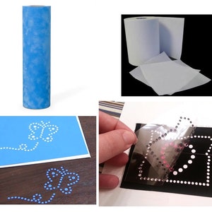 What is Magic Flock Rhinestone Template Material and How to Use It?