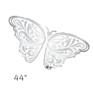 Holiday Butterfly Mylar Balloon - Whimsical Party Decor for Baby Shower