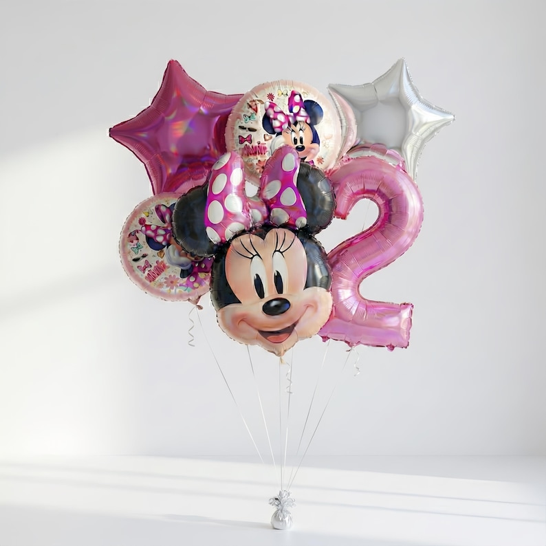 Minnie Mouse Balloon Minnie Mouse Centerpiece Minnie Mouse Party Decorations Minnie Mouse Birthday Decorations OH Twodles Mini Mouse Bild 2