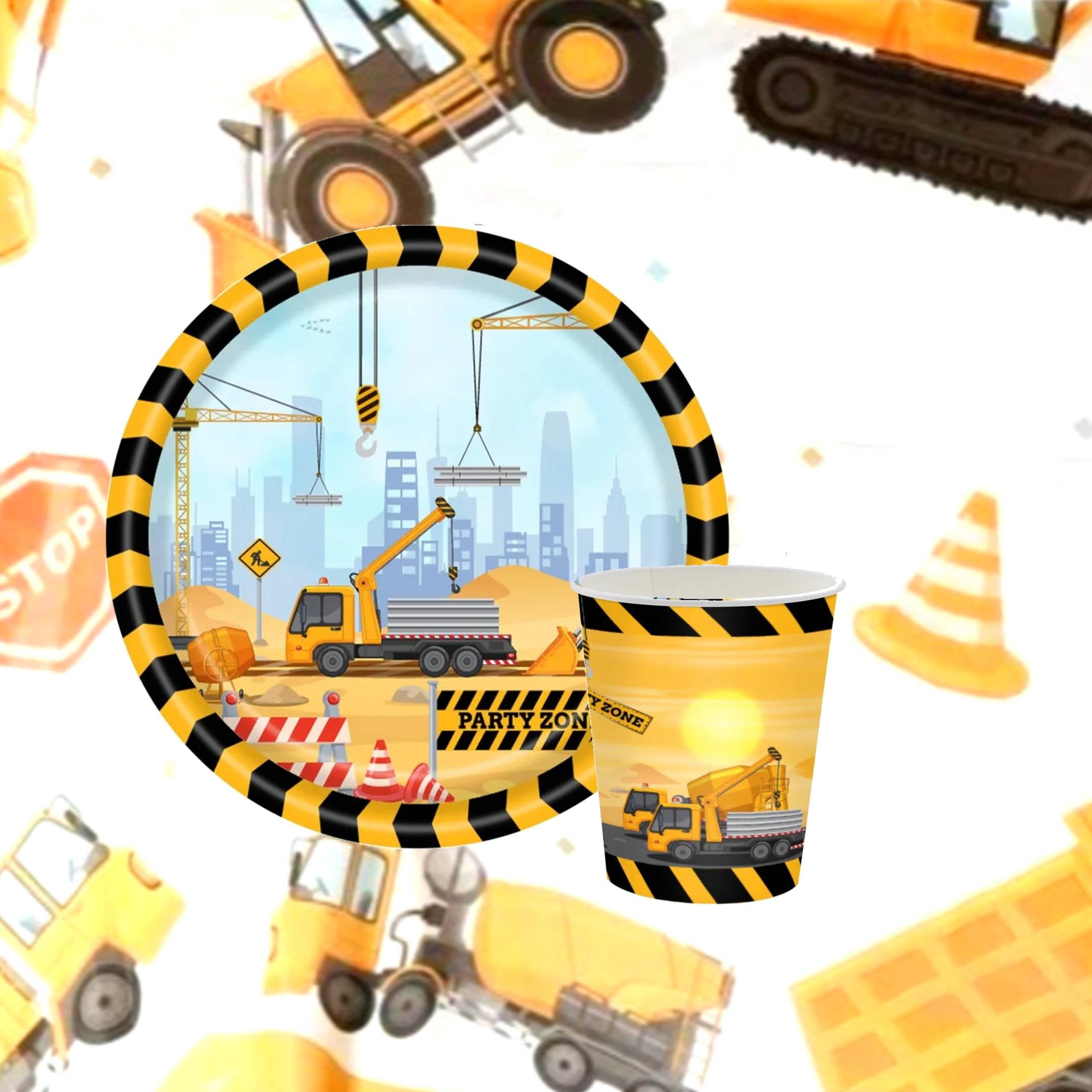 Construction Tablecover Construction Birthday Table Cover Construction Party Decorations Construction Party Table cloth