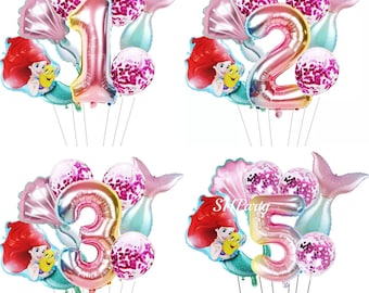 Little Mermaid Birthday Decoration Ariel Birthday Party Ariel Birthday Party Decor Mermaid Party Decoration Ariel Party Decoration Mermaid