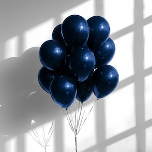 Midnight Blue Balloon Set Party Decorations,Dark Blue Balloons for Wedding,Graduation,Baby Shower, Birthday, Photo Backdrop,Gift Celebration