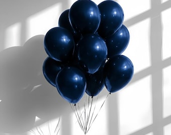 Midnight Blue Balloon Set Party Decorations,Dark Blue Balloons for Wedding,Graduation,Baby Shower, Birthday, Photo Backdrop,Gift Celebration