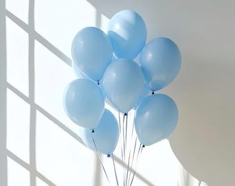 Baby Blue Balloons Bouquet Baby Shower Boys Celebration Decorations Birthday Party Decor Anniversary Balloons Wedding Decoration