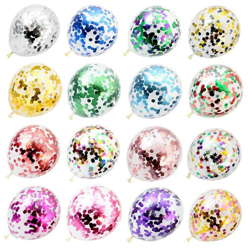 Baby Shower Decorations Wedding Balloons Party Supplies 5pcs Confetti Balloon 12 Party Balloon Birthday Party Balloons
