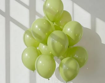 Saint Patrick’s Day Green Balloon Bundle, Lucky Party Decor, Matcha Green Birthday Balloons, Irish Celebration Photo Backdrop, Fast Ship