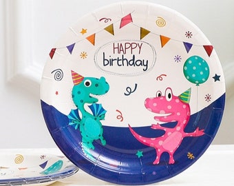 Roar Dino Party Tablewar for Birthdays Showers - Plates, Cups, Tablecloth