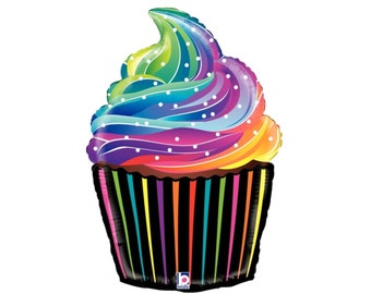 Jumbo Cup Cake Balloon Valentine's Day Balloon Valentines Day Decorations Valentine's Day Party Valentine's Day Celebration Decor Birthday