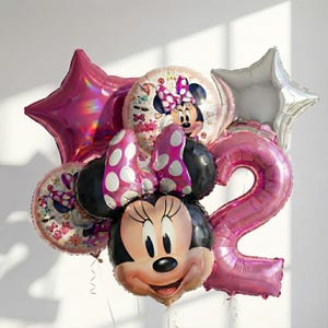Minnie Mouse Balloon Minnie Mouse Centerpiece Minnie Mouse Party Decorations Minnie Mouse Birthday Decorations OH Twodles Mini Mouse Bild 1