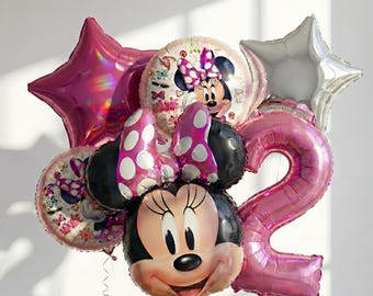 Minnie Mouse Balloon Minnie Mouse Centerpiece Minnie Mouse Party Decorations Minnie Mouse Birthday Decorations OH Twodles Mini Mouse