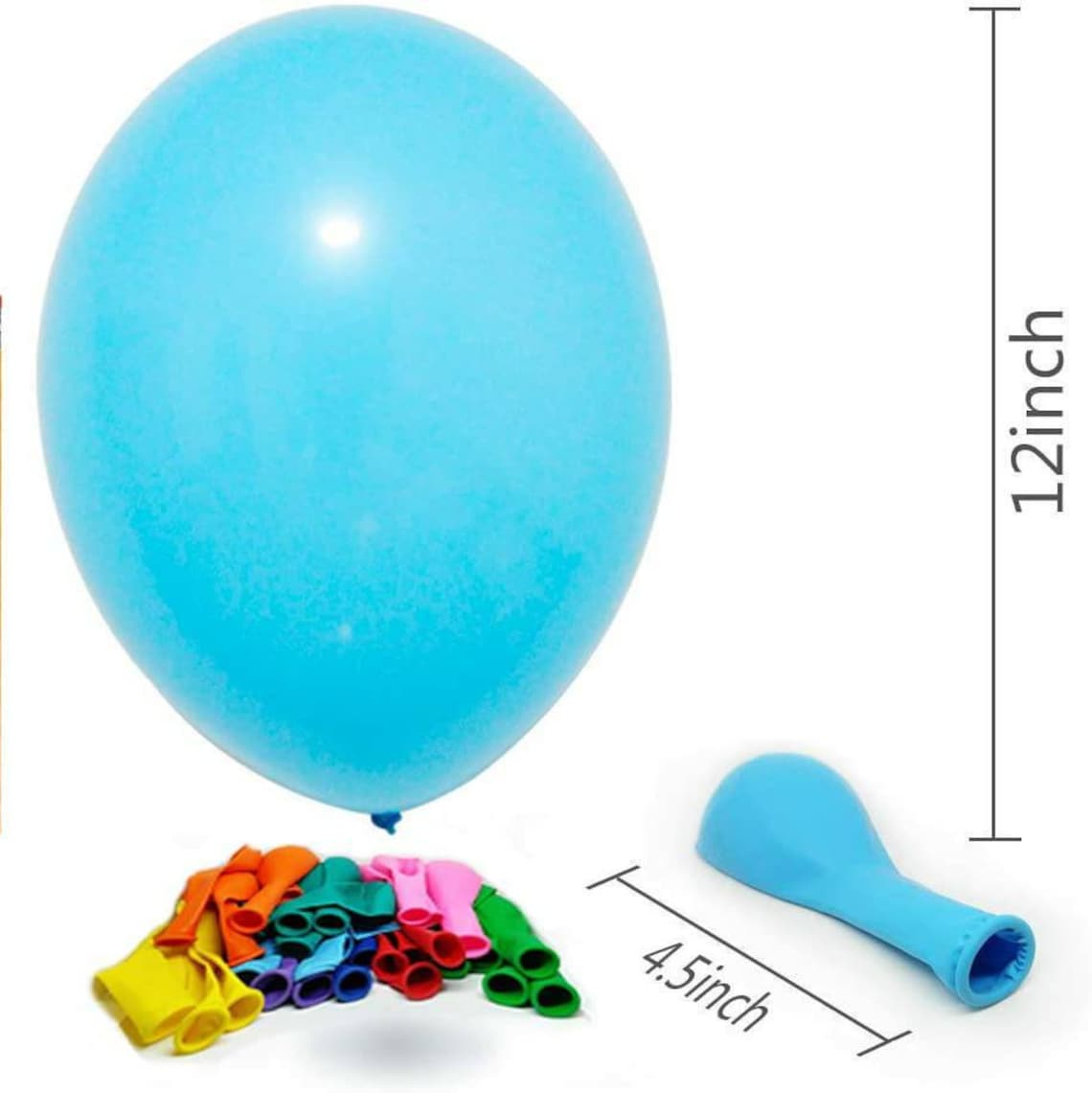 50 Ballons Ronds Standard Multicolores Pour Fête D'anniversaire - Paquet Neuf