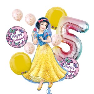 Snow White Party Supplies, Snow White Baby Shower, Princess Party Decorations, Snow White Birthday Decorations, Princess Themes Party,Foil