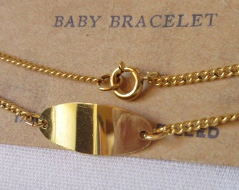 Vintage Baby ID Bracelet