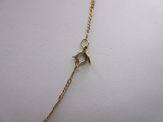Vintage signed Avon Gold Tone Crystal Necklace - image 3