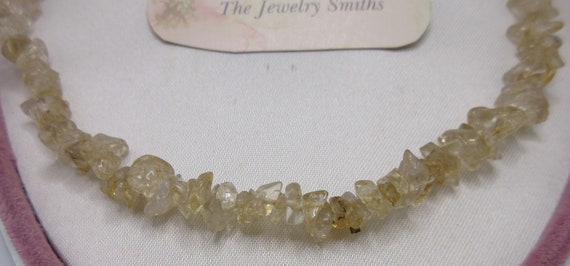 Vintage Estate Citrine Single Strand Necklace - image 3