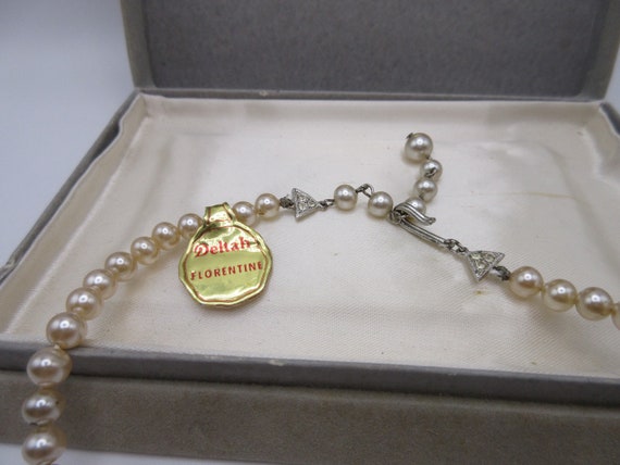 Vintage Deltah faux Pearls single Strand Necklace… - image 2
