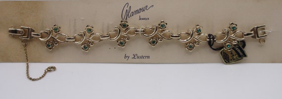 Vintage Glamour Jewels by LUSTERN Signed Rhinesto… - image 3