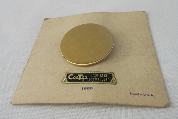 Lovely Vintage Signed CT and Marked 1/20 12 KT Gold Filled