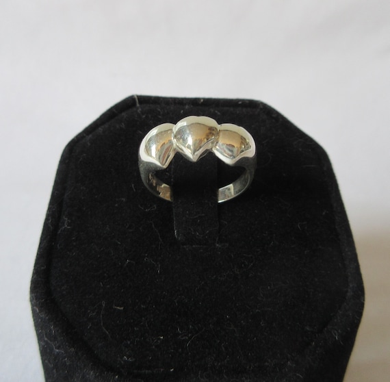 ☆nff☆ silver925 heart logo ring nff1 Vintage Marked 925 and Signed NF Heart Ring - Etsy