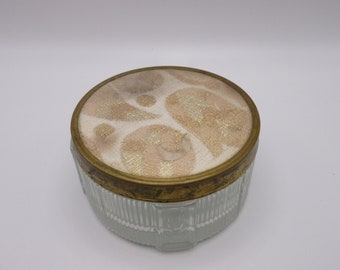 Vintage Glass Trinket Jar