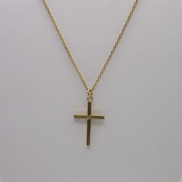 Vintage Cross Necklace - Etsy