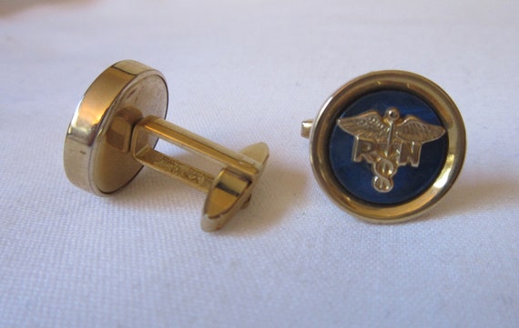 Vintage signed Foster R N Cuff Links