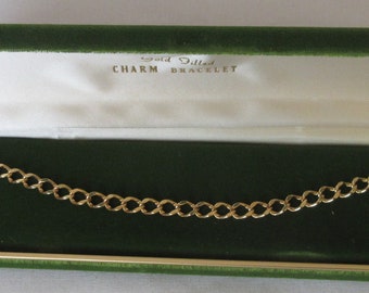 Vintage marked 1/20 12K GF Charm Bracelet