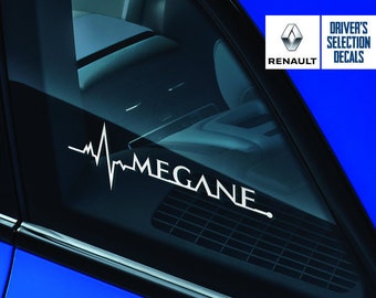 Because CLIO Car Stickers Decals Window Bumper Windscreen Renault Williams