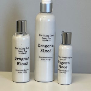 Dragon’s Blood Handmade Lotion