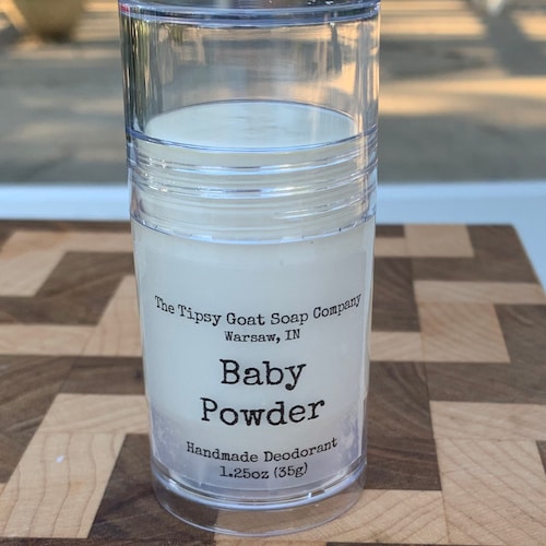 Baby Powder Handmade Deodorant Etsy