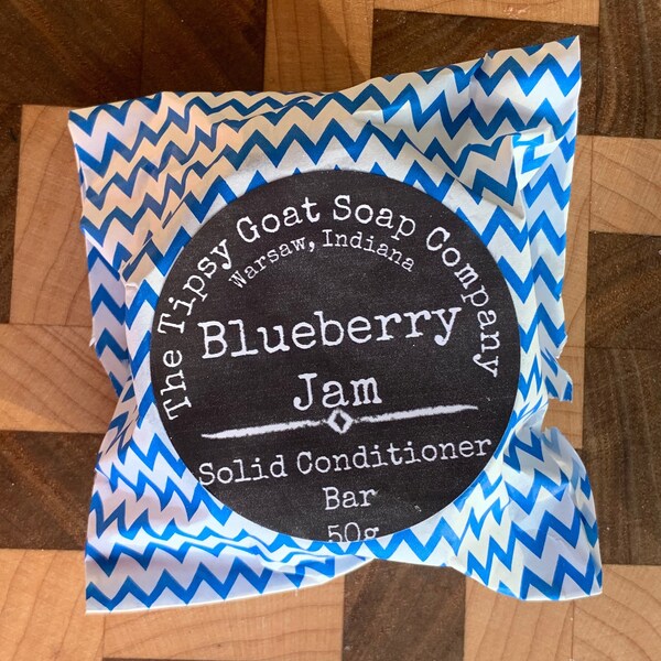 Blueberry Jam Solid Hair Conditioner Bar