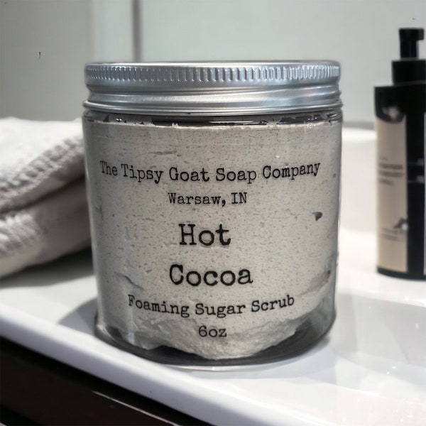 Hot Cocoa Foaming Sugar Scrub