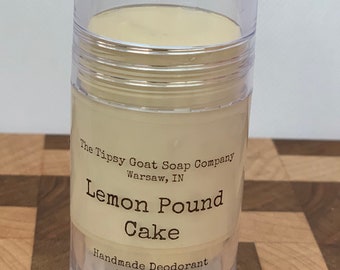 Lemon Pound Cake Handmade Deodorant