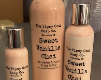 Sweet Vanilla Chai Handmade Lotion