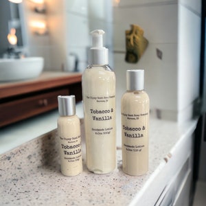 Tobacco & Vanilla Handmade Lotion