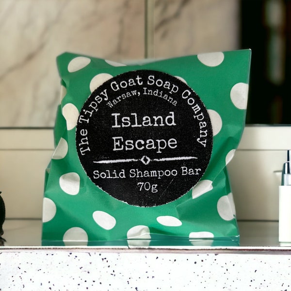 Island Escape Syndet Solid Shampoo Bar