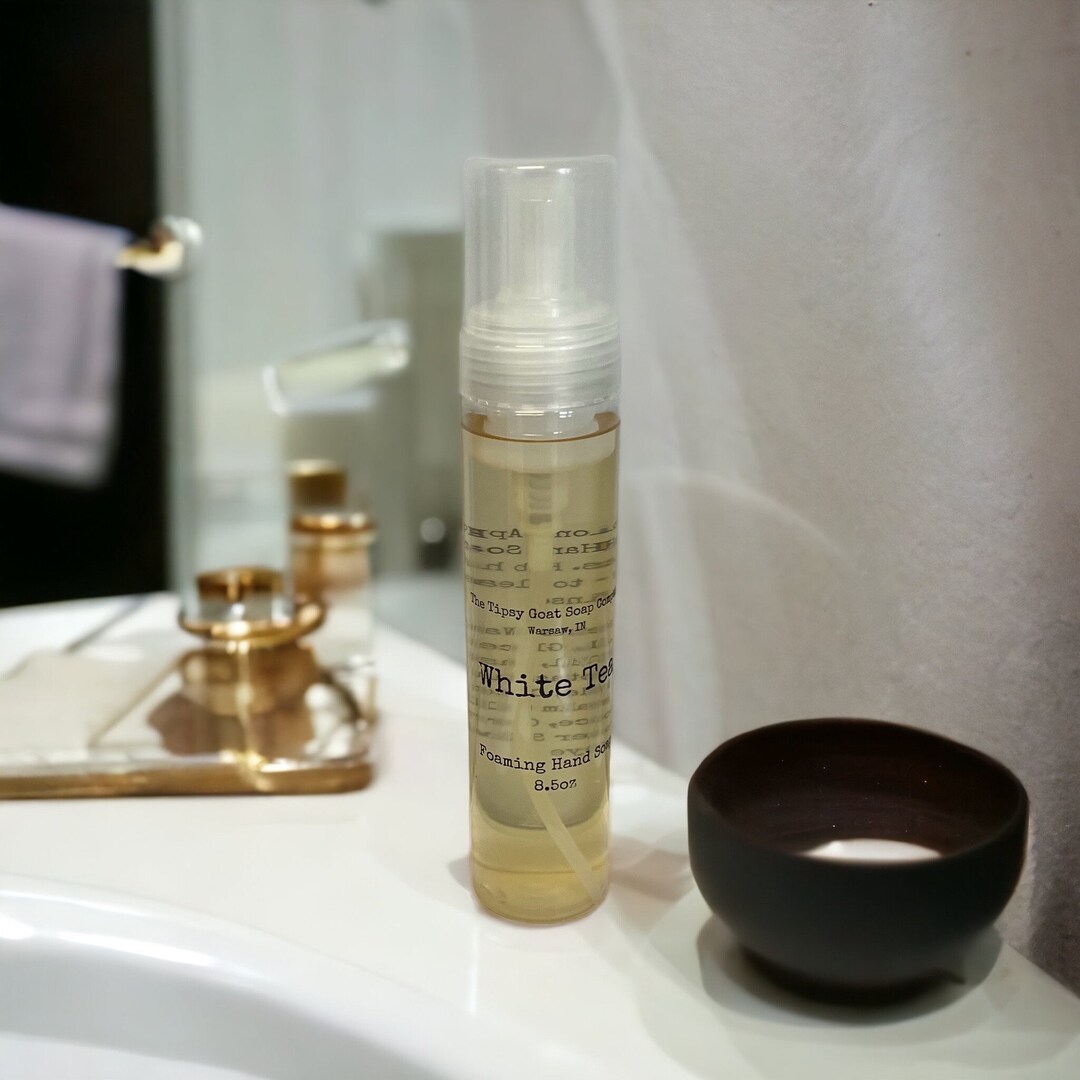 White Tea Foaming Hand Soap Etsy