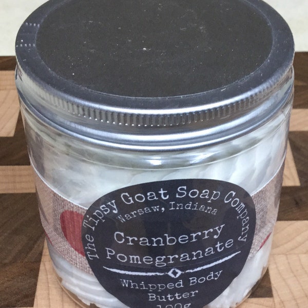 Cranberry Pomegranate Whipped Body Butter