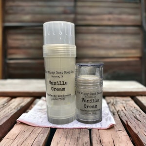 Vanilla Cream Handmade Deodorant