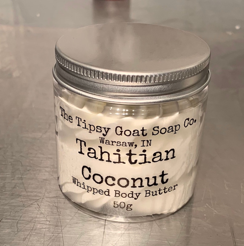 Tahitian Coconut Whipped Body Butter Etsy