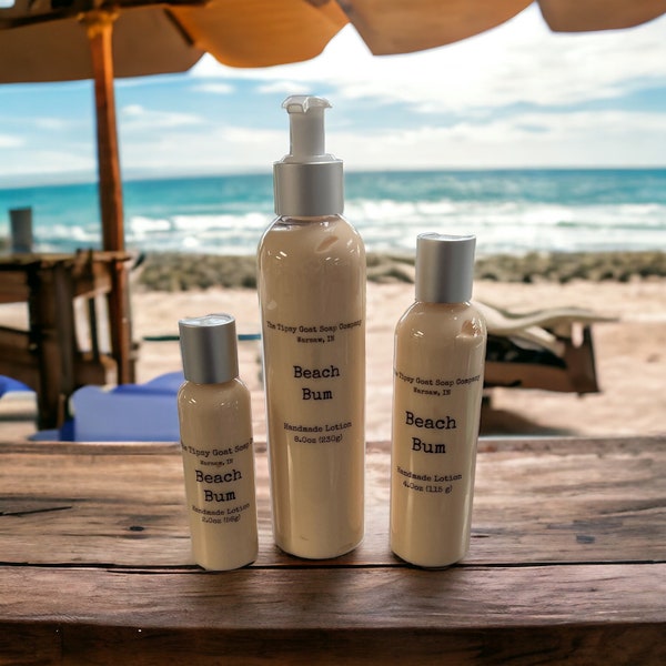Beach Bum Handmade Lotion