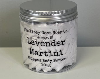 Manteca corporal batida de lavanda y martini