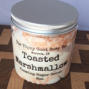 Toasted Marshmallow Foaming Sugar Scrub