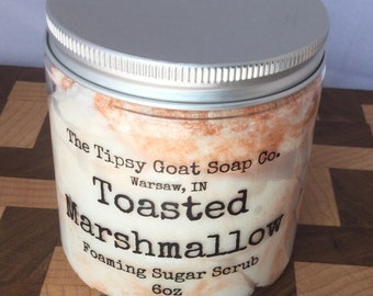 Toasted Marshmallow Foaming Sugar Scrub