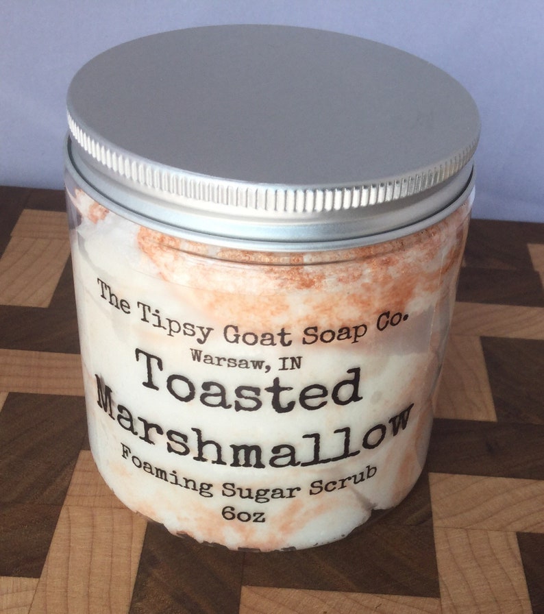 Toasted Marshmallow Foaming Sugar Scrub image 1