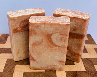 Oatmeal Milk and Honey Handmade Cold Process Soap made with Goat Milk