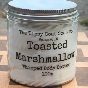 Toasted Marshmallow (Marshmallow Fireside Type) Whipped Body Butter